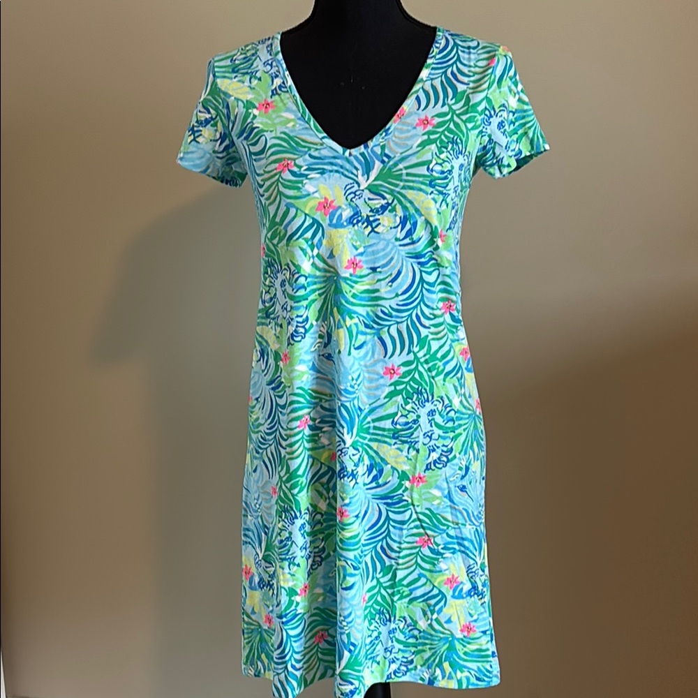 Lilly Pulitzer NWOT Etta Frond Dress Size XXS - Picture 7 of 11
